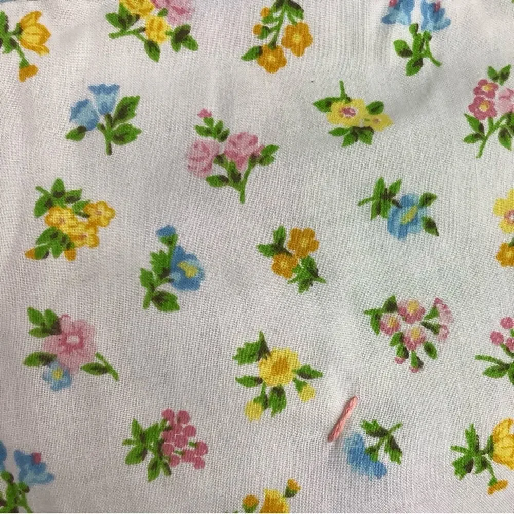 Vintage Handmade Multicolored Quilt